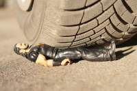 ActionMan überfahren