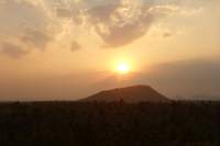 Kambodscha Battambang Sunset