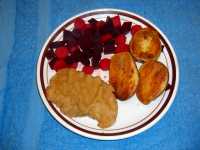 RoteBeete Schnitzel