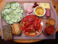 Salat Semmeln