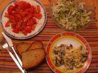 SalatVariationen EierPilze