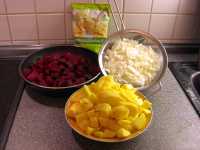 Rote Beete Eintopf Rohware