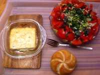 Gebackener Schafskäse Salat