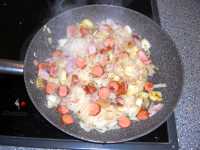 Sauerkaut Kartoffel Pfanne