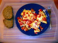 Paparika Omelette Teller
