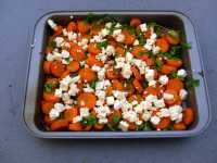Karotten und Feta