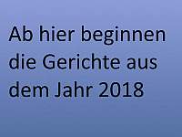 Gerichte ab 2018