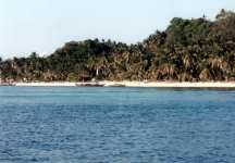 Strandansicht vom Meer