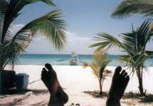 Entspannung Füße hoch