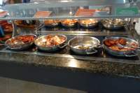 Frühstücksbuffet Wurst Speck