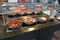 Frühstücksbuffet Speck Wurst
