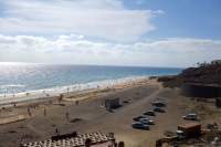 Blick auf Hotelstrand