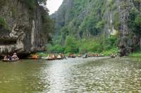 Tam Coc Bootstour Touristenmassen