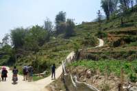 Sapa Wanderung Landschaft