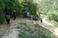 Sapa Wanderung Abstieg