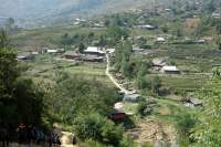 Sapa Wanderung Landschaft