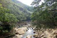 Sapa Wanderung Brücke