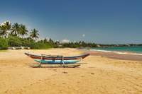 Hikkaduwa Beach Fischerboot