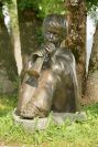 Bad Wiessee Bronze Flötenspieler