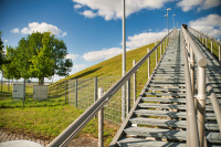 Besucherpark Hügel Aufgang