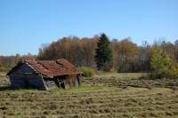 Baufällige Hütte Bachern