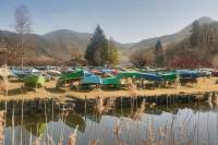 Schliersee Boote Winterschlaf