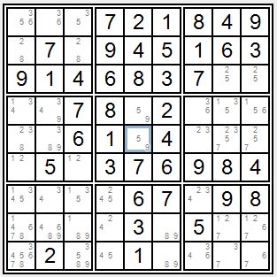 Sudoku am Ende